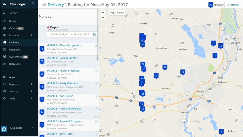 screenshot of Kiva Logic